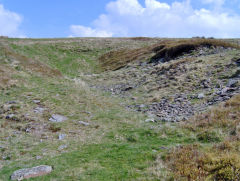 Quarry at head of Nant Carn, Cwmcarn, April 2009